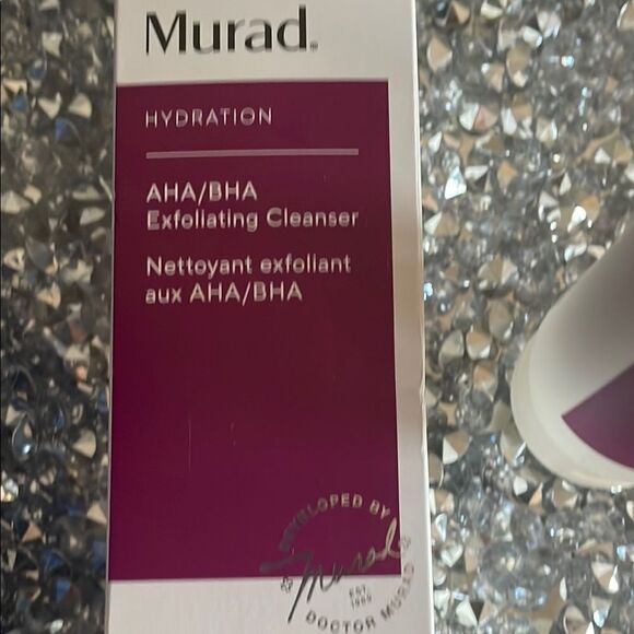 New Murad Hydration AHA/BHA Exfoliating Cleanser facial cleanser sealed - Picture 4 of 7